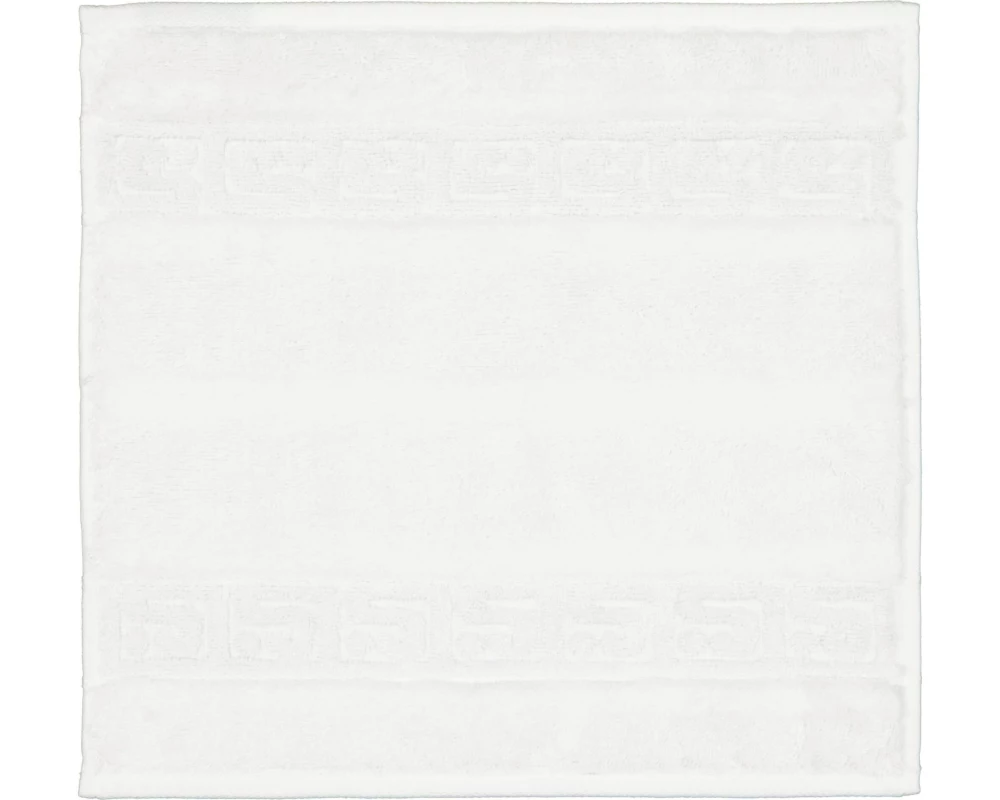 Cawö Waschlappen Noblesse 30 x 30 cm, Weiss