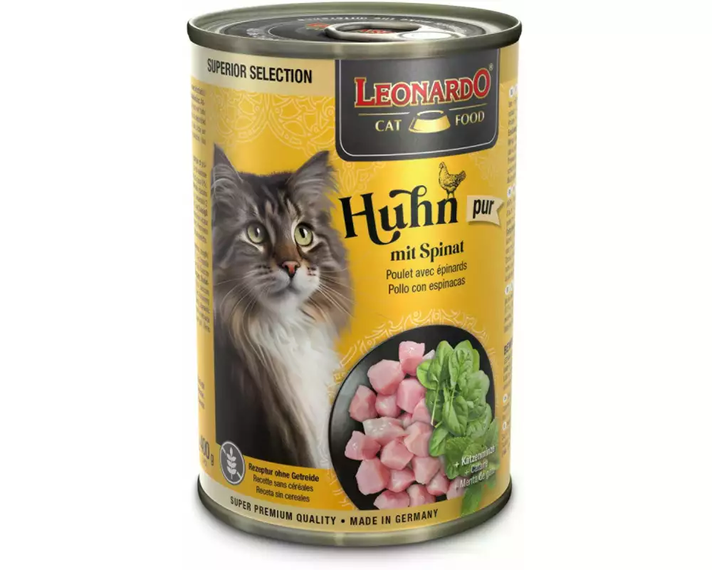 Leonardo Cat Food Nassfutter Superior Selection Huhn, 400 g