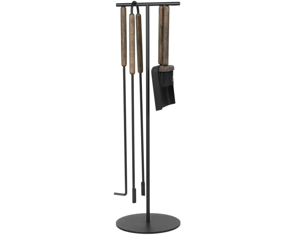 Blomus Ashi 5-teilig Stahl pulverbeschichtet Eiche Braun