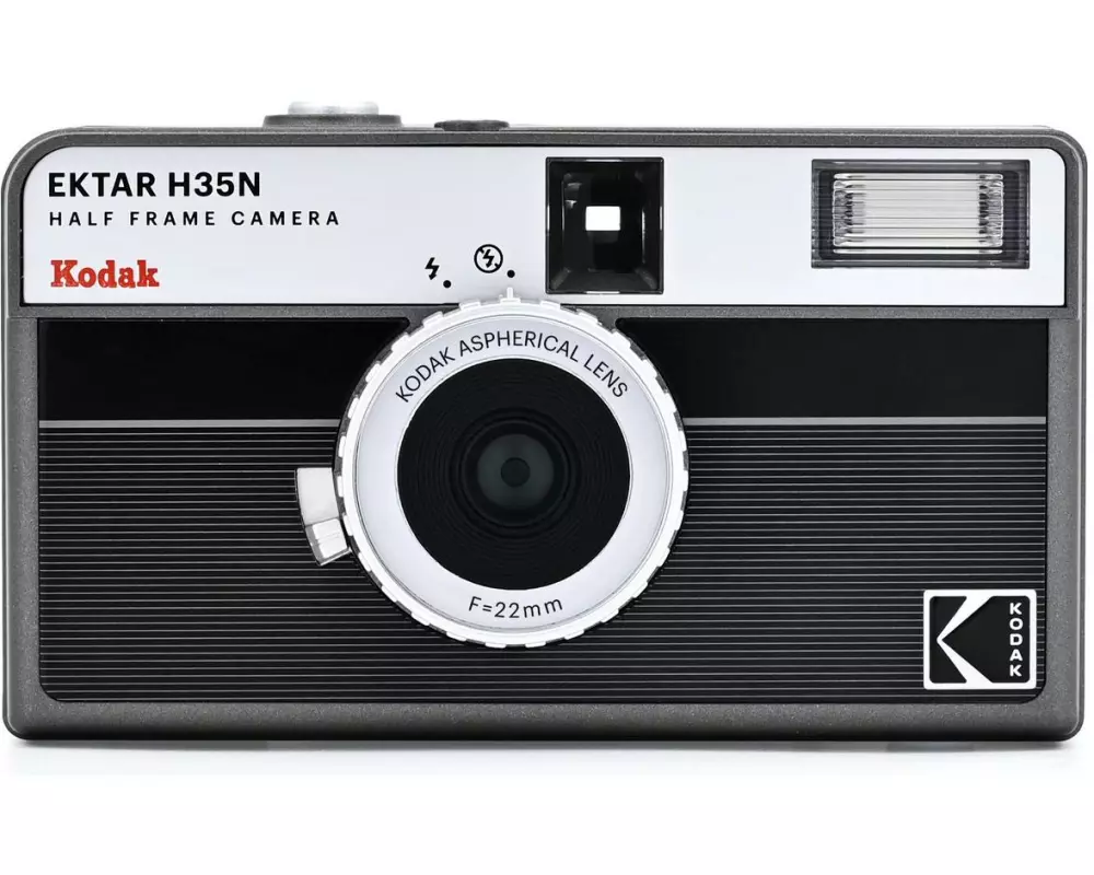 Kodak Analogkamera EKTAR H35N Schwarz