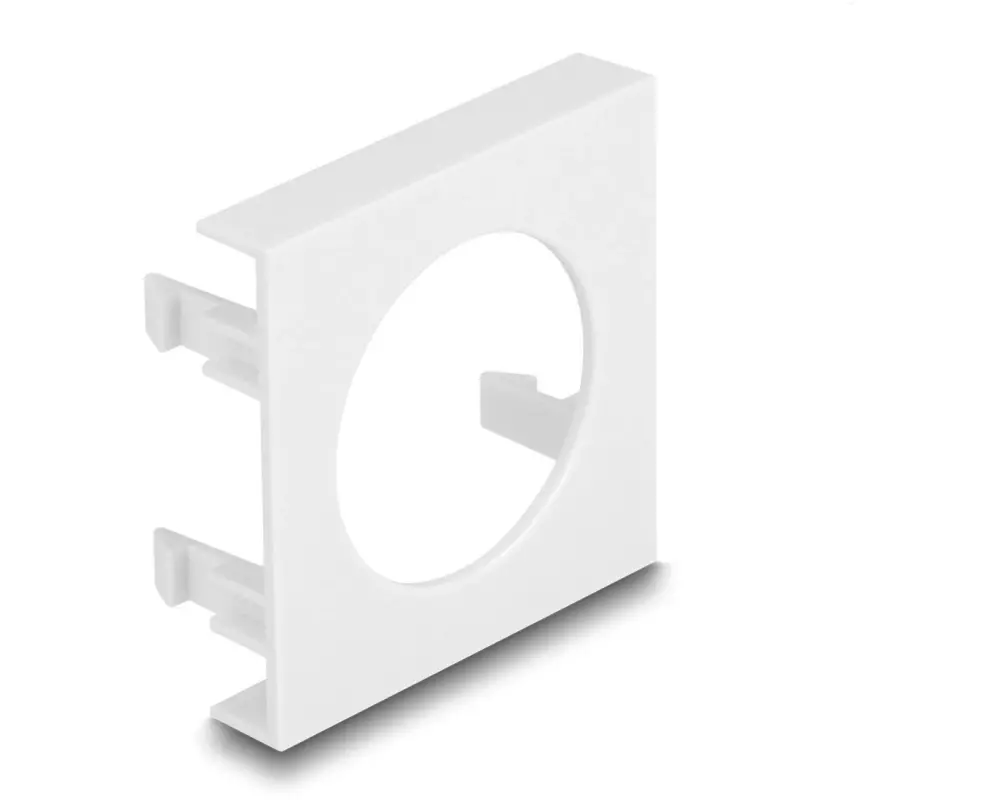 Delock Easy 45 Modulblende Loch-Ausschnitt Ø 30.2 mm 5 Stück, Weiss