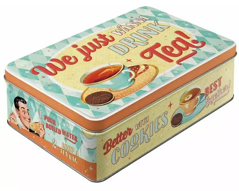 Nostalgic Art Vorratsdose Tea & Cookies 3 l, Mehrfarbig