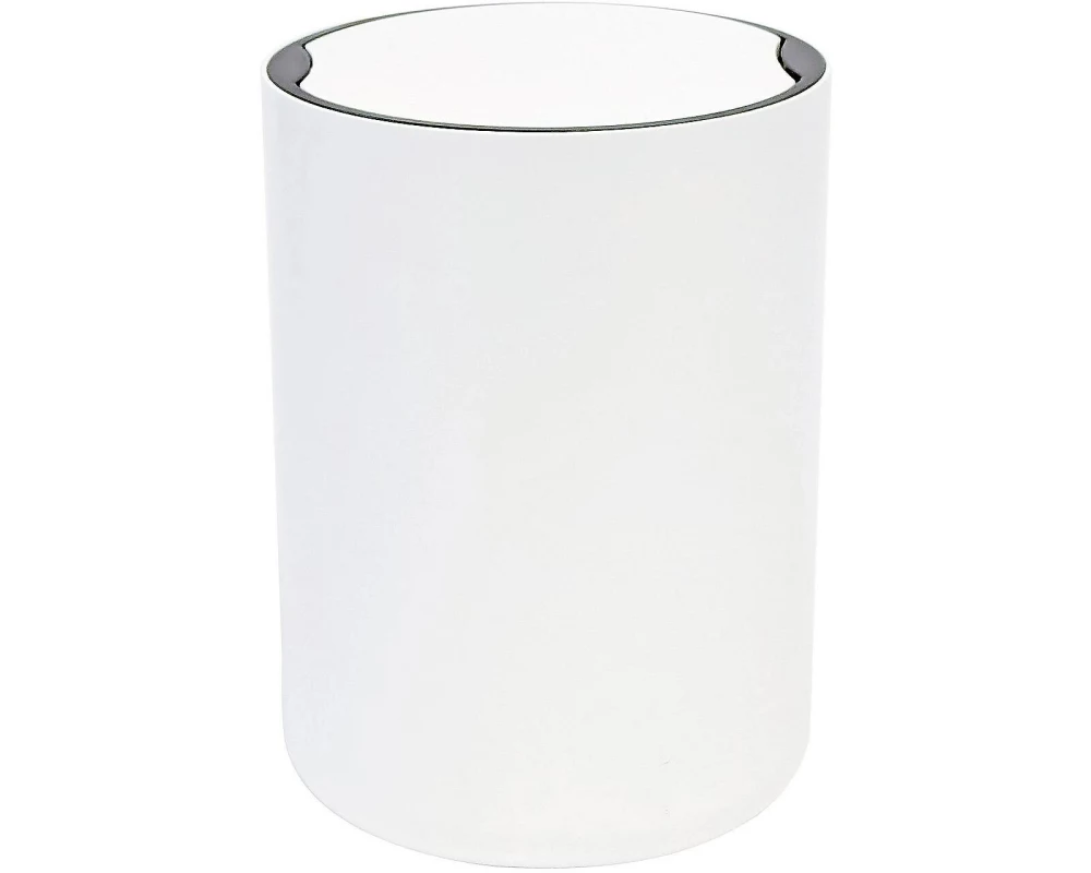 Kela Schwingdeckeleimer Milos 1.7 Liter, Weiss