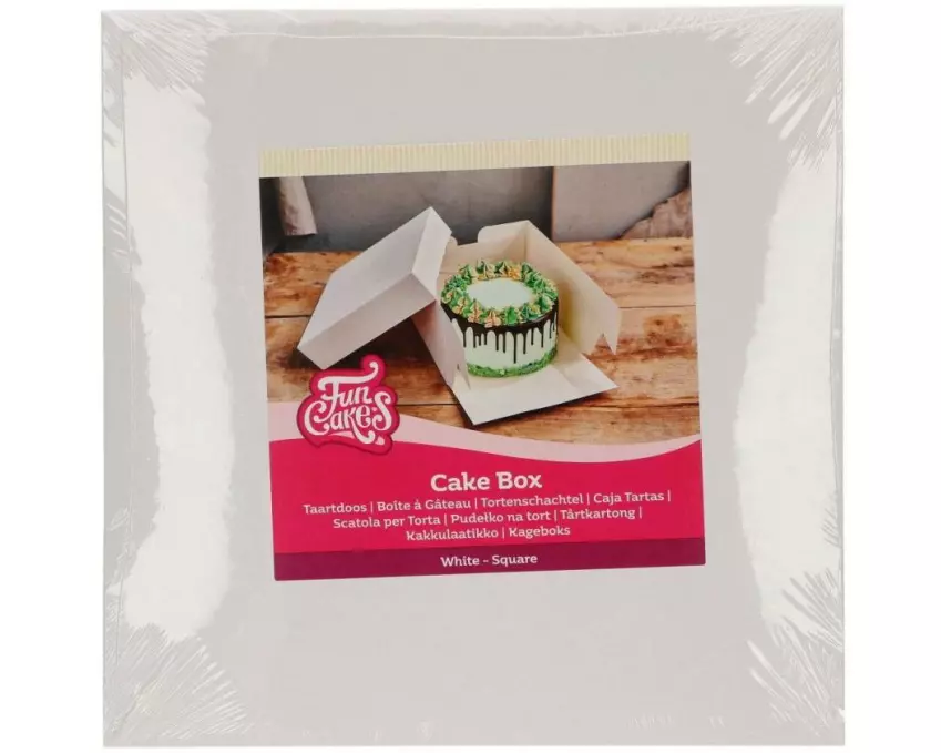 Funcakes Tortenbox 25 x 25 x 15 cm, 1 Stück