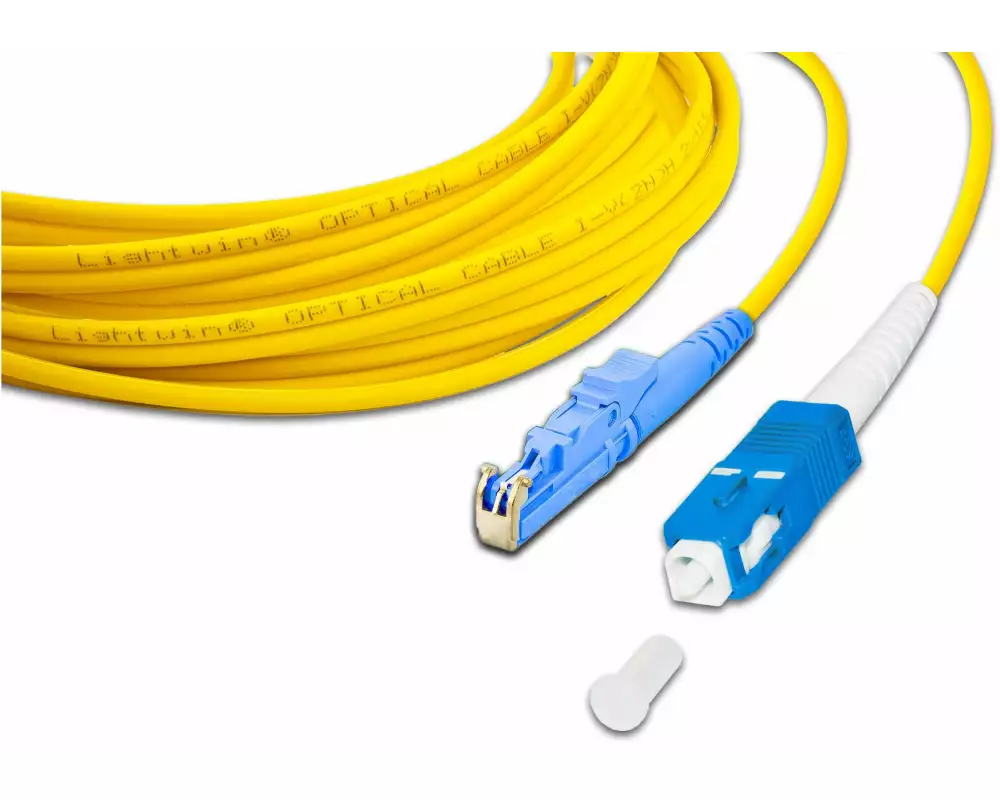 Lightwin LWL-Patchkabel Singlemode, LSH – SC, OS2, Simplex, 3 m