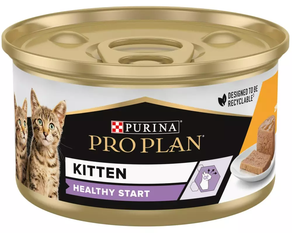 Purina Pro Plan Nassfutter Kitten Healthy Start Huhn, 85 g