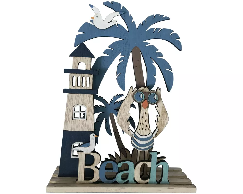 Dameco Aufsteller Maritim Beach Leuchtturm 22 cm