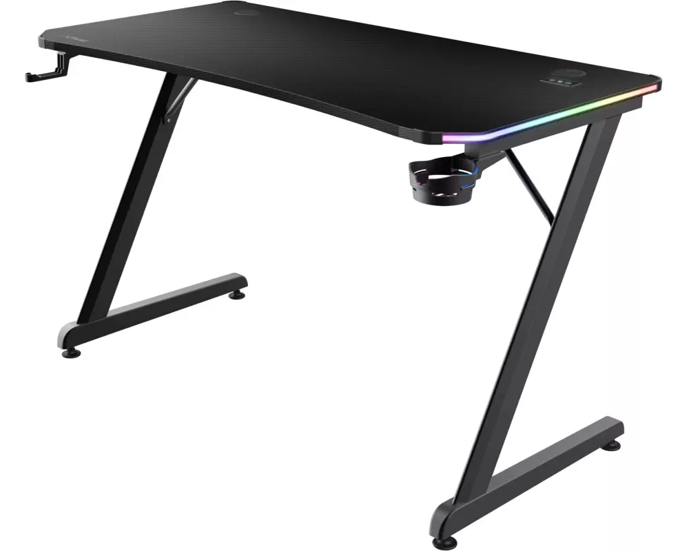 Trust Gaming Tisch GXT 709 Luminus RGB Schwarz