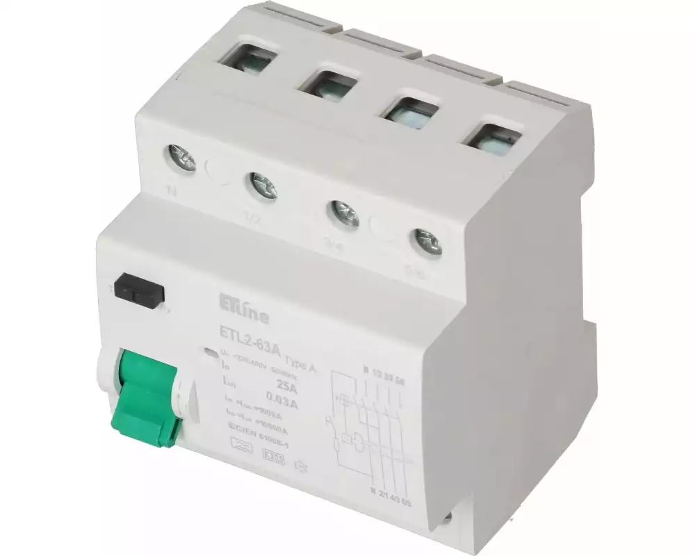 Max Hauri Build FI Schalter 3P+N 25 A