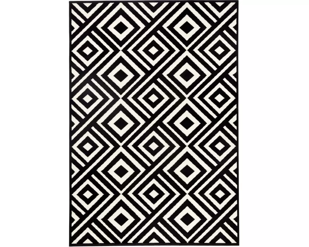 Hanse Home Teppich Art 140 cm x 200 cm, Crème/Schwarz