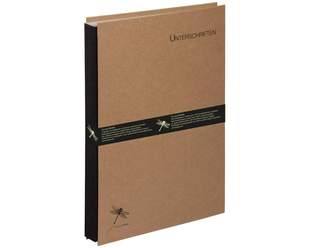 Pagna Unterschriftenmappe A4 Pur 20 Fächer, Braun