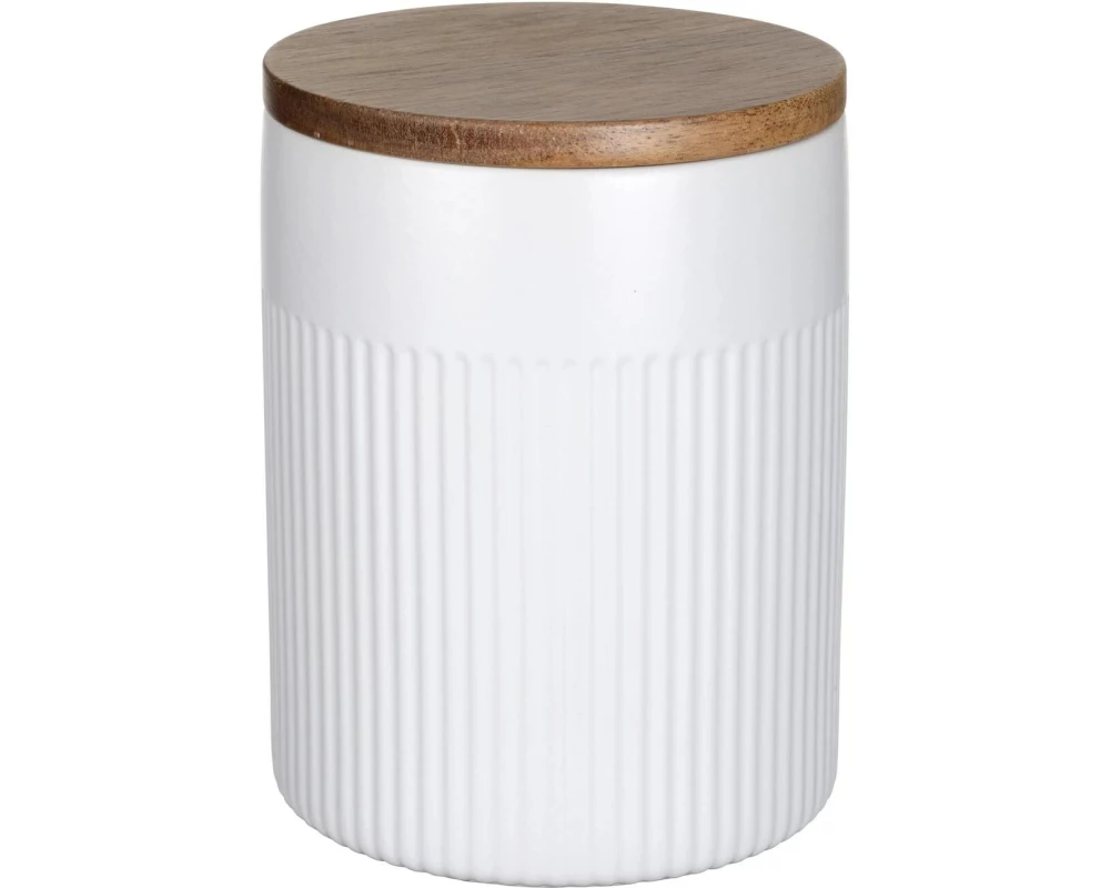 Wenko Vorratsdose Refia 1.1 l, Braun/Weiss