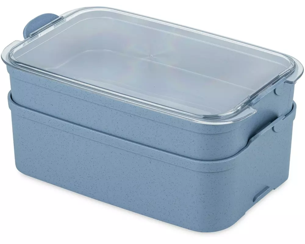 Koziol Lunchbox Stakk 2 l, Blau