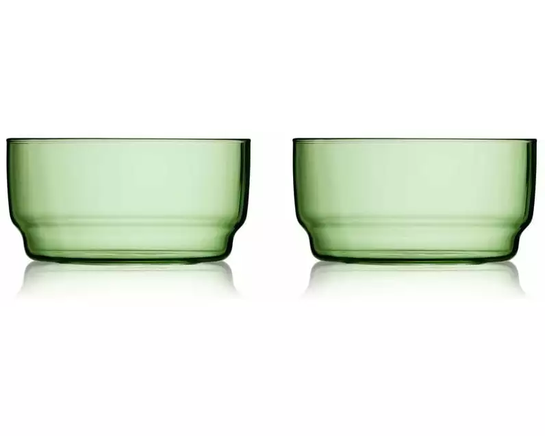 Lyngby Schale Torino Grün, 2 Stück, 12 cm
