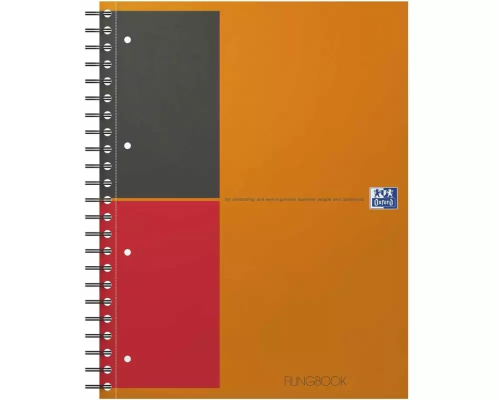 Oxford Schulheft A4+, liniert, Orange