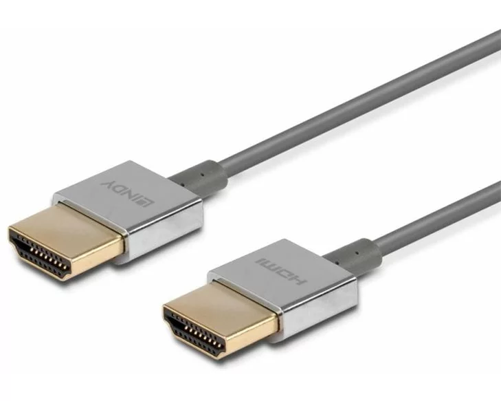 LINDY Ultra High Speed, HDMI, Slim, Cable, 0.5m