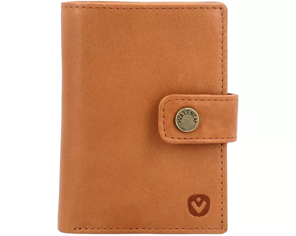 Valenta Card Wallet Leather MagSafe Luxe Tan