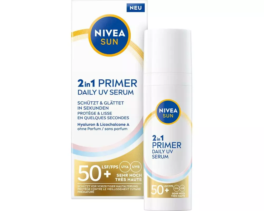 NIVEA SUN Serum UV Face 2in1 Primer Daily LSF 50+ 30 ml