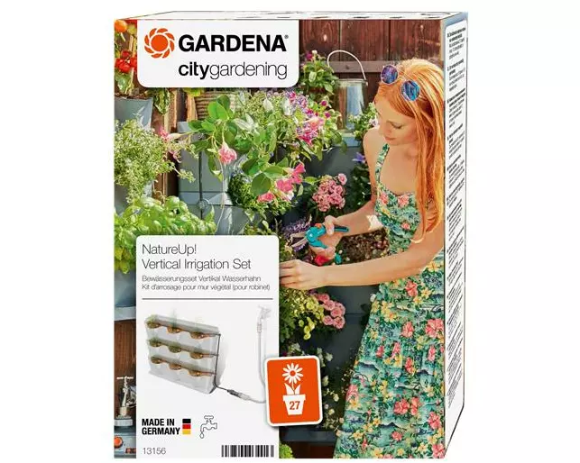 GARDENA Bewässerungs-Set NatureUp! Vertikal Wasserhahn
