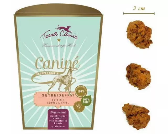Terra Canis Leckerli Canipé getreidefrei mit Pute, 200 g