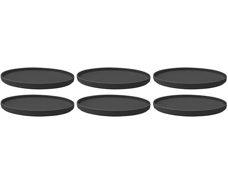 Villeroy & Boch Speiseteller Iconic 6 Stück, Schwarz