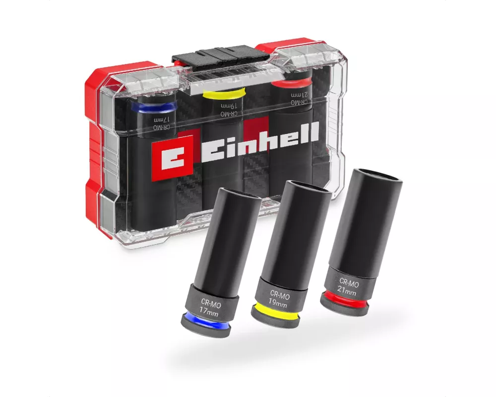 Einhell KFZ-Impact-Stecknuss-Set 3-teilig
