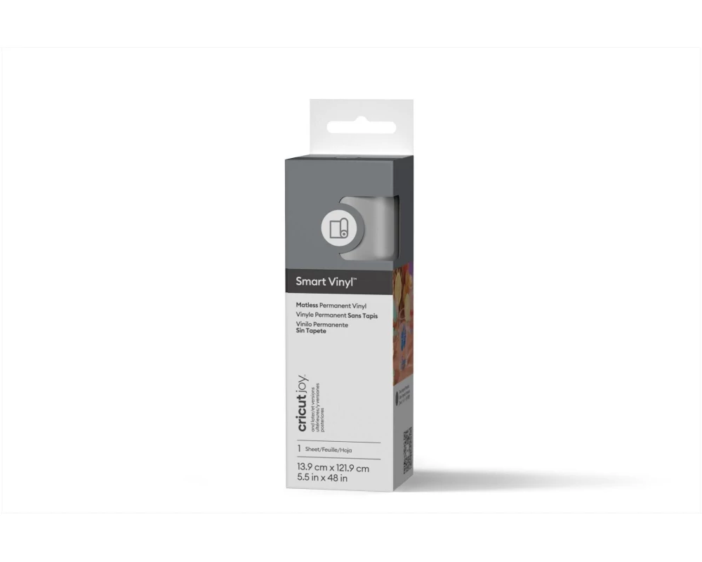 Cricut Vinylfolie Joy Permanent 13.9 x 121.9 cm, Silber