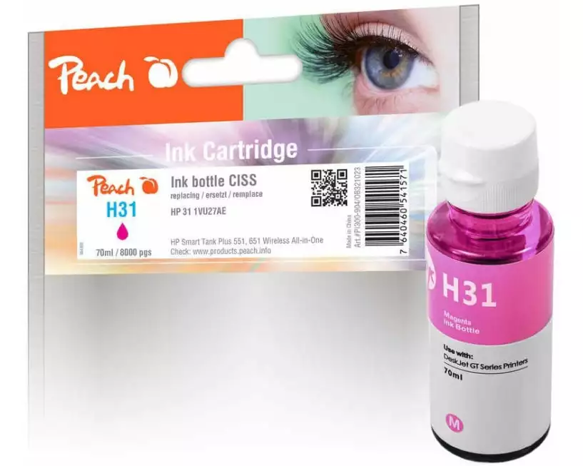 Peach Tinte HP 31 (1VU27AE) Magenta