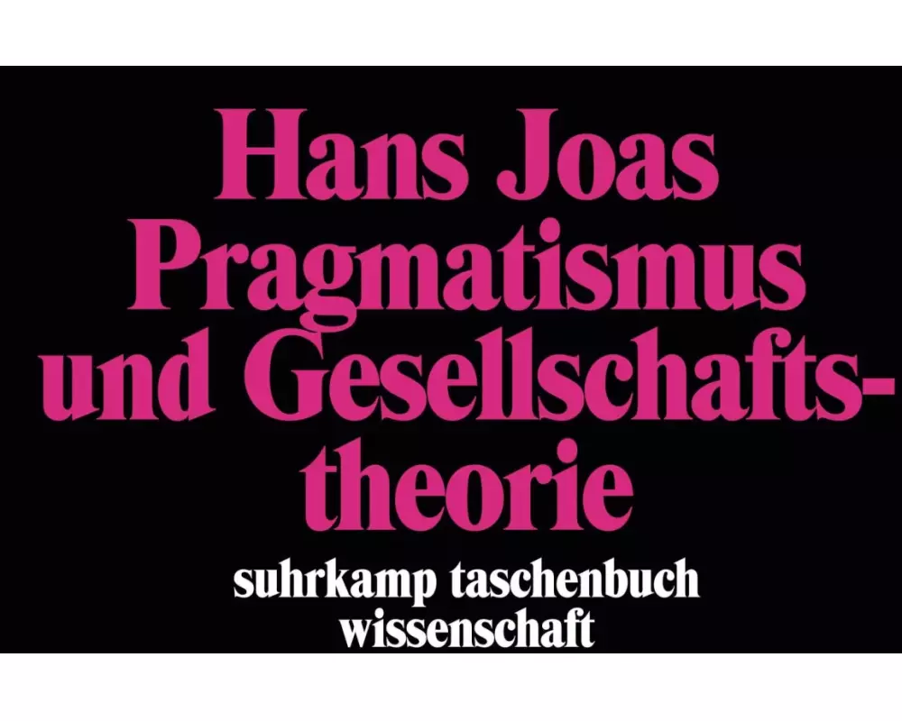 Pragmatismus und Gesellschaftstheorie