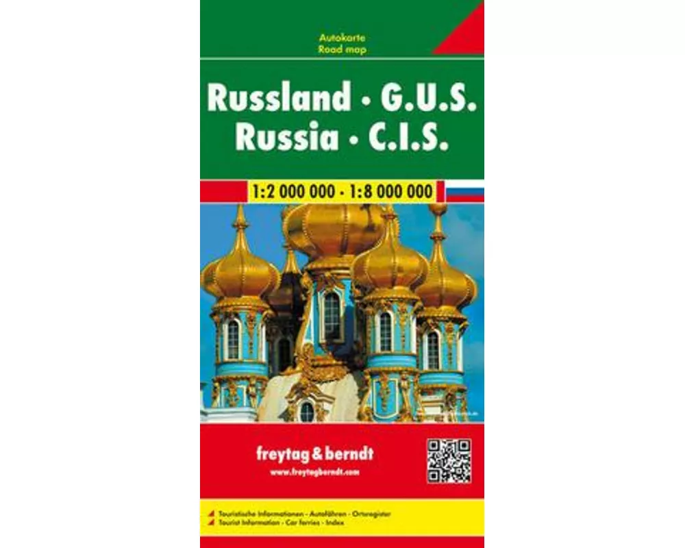 freytag & berndt Straßenkarte Russland - G.U.S. 1:2 Mio