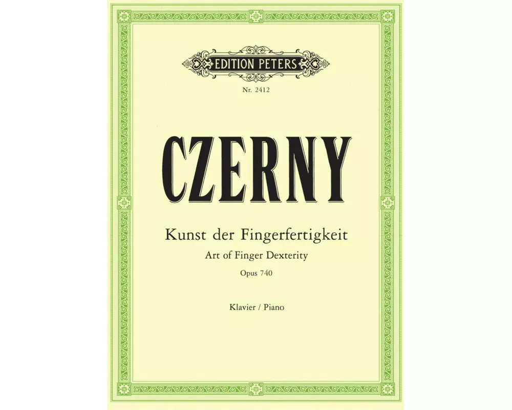 Die Kunst der Fingerfertigkeit op. 740 (699)