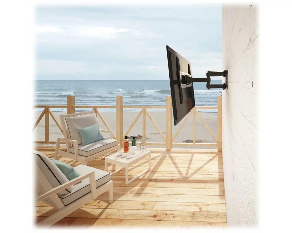EATON TRIPPLITE Outdoor, Full-Motion, TV Wall Mount, with Fully Articulating Arm, for 37inch to 80inch Flat-Screen Displays