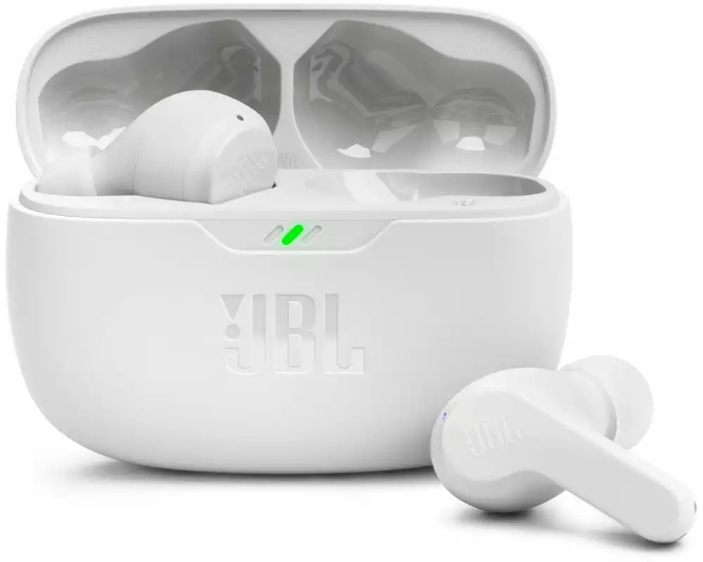 JBL True Wireless In-Ear-Kopfhörer Wave Beam Weiss