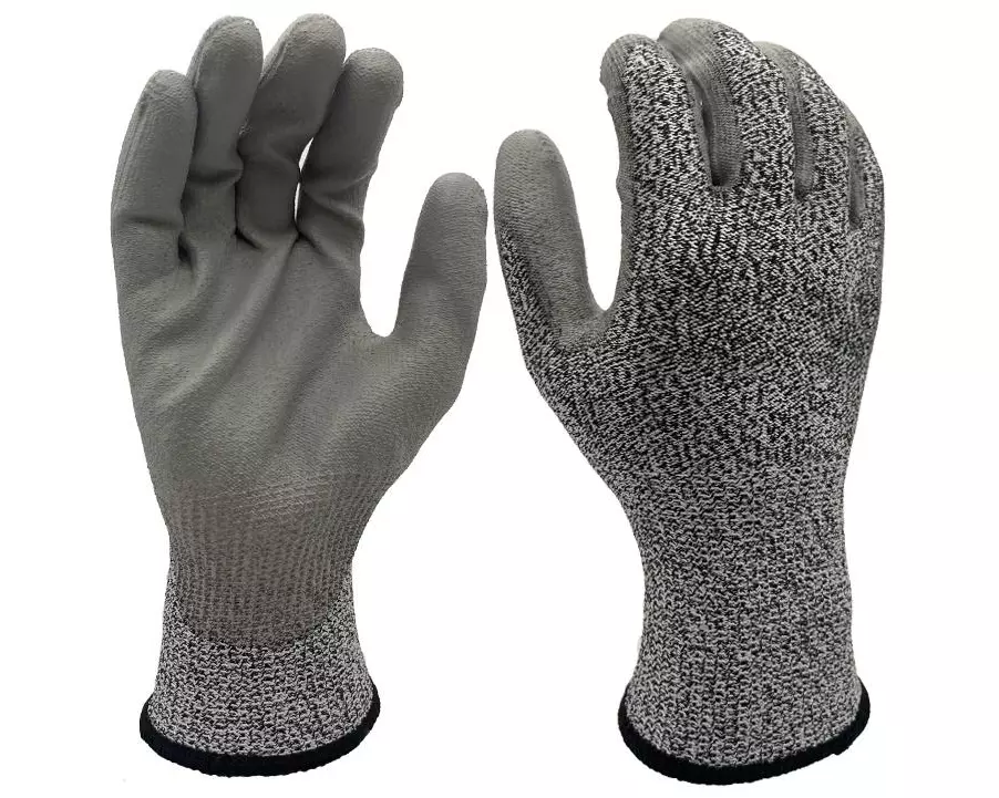 FTM Schnittschutzhandschuh Klasse C, Nylon XL, Grau, 12 Stück