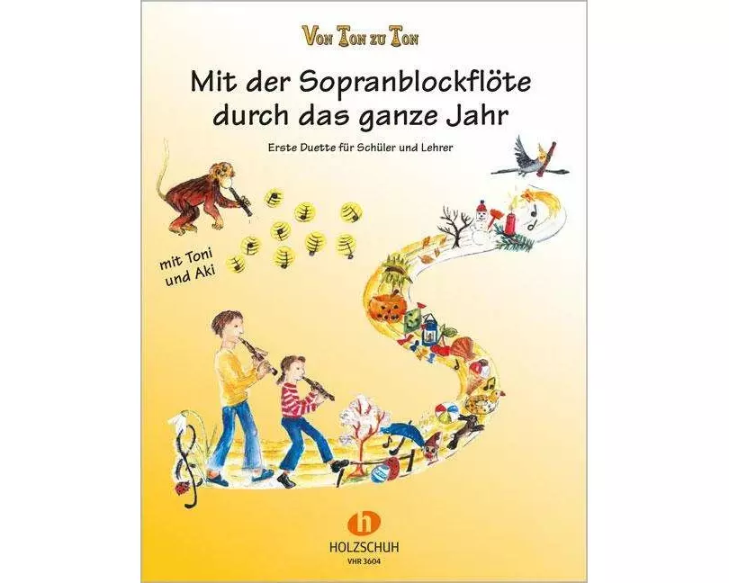 Mit der Sopranblockflöte durch das ganze Jahr