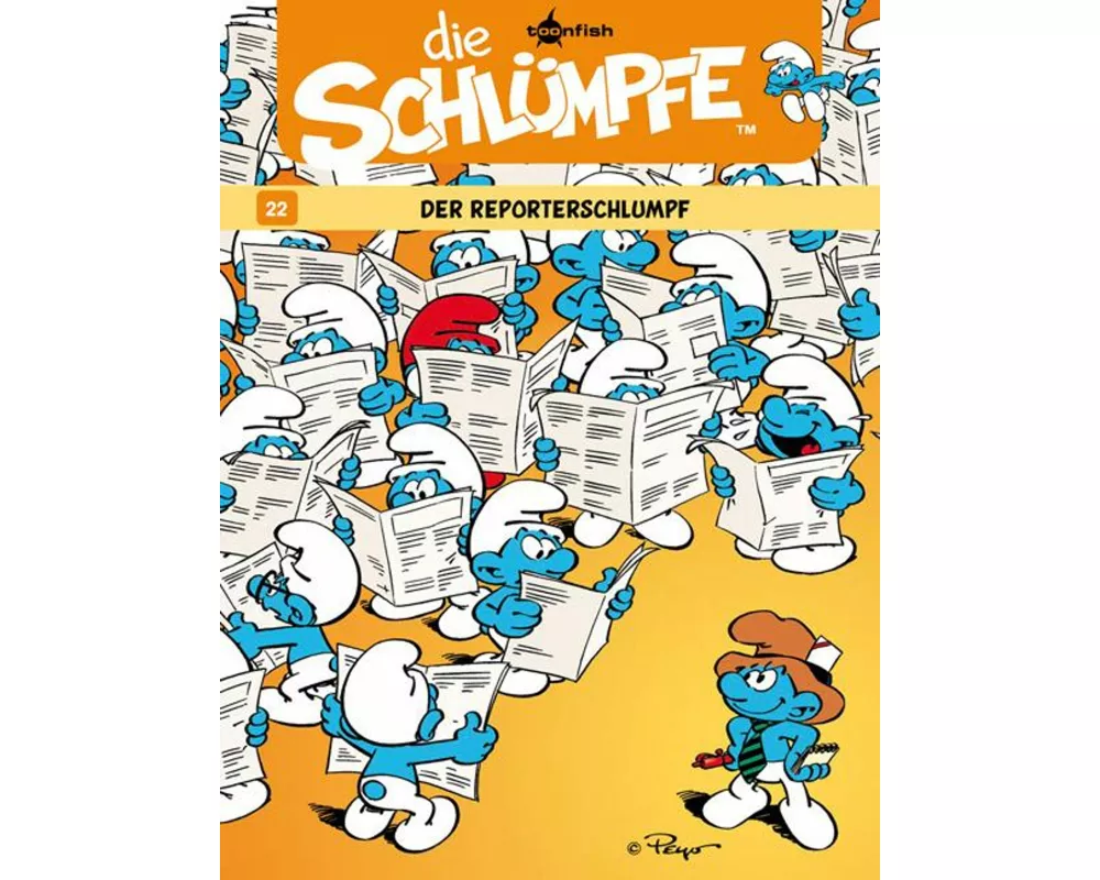 Der Reporterschlumpf