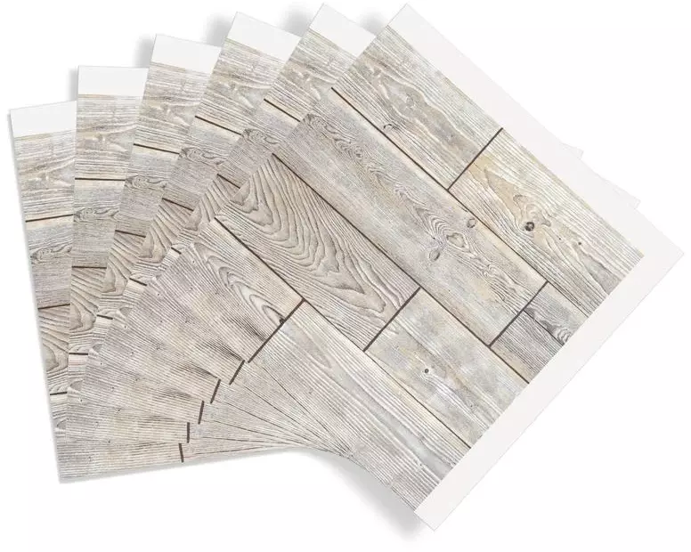 d-c-fix Wanddekoration Rustik Oak 6 Stück, 30.5 x 30.5 cm