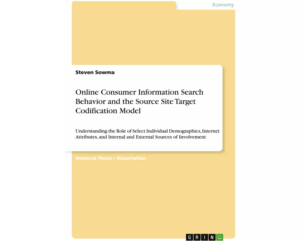 Online Consumer Information Search Behavior and the Source Site Target Codification Model