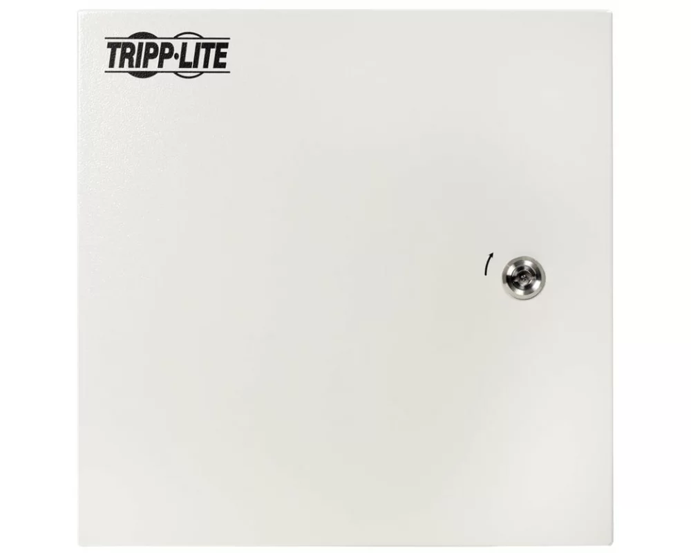 EATON TRIPPLITE SmartRack, Outdoor, Industrial, Enclosure, with, Lock, NEMA, 4, Surface, Mount, 14x14x6inch, Gray