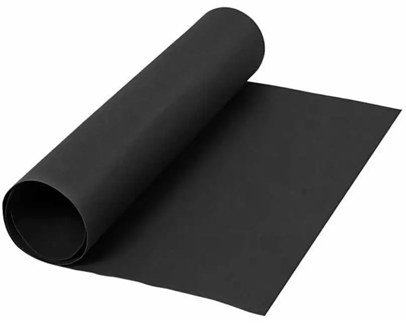 Creativ Company Lederpapier Rolle, 350 g, 1 Stück, Schwarz
