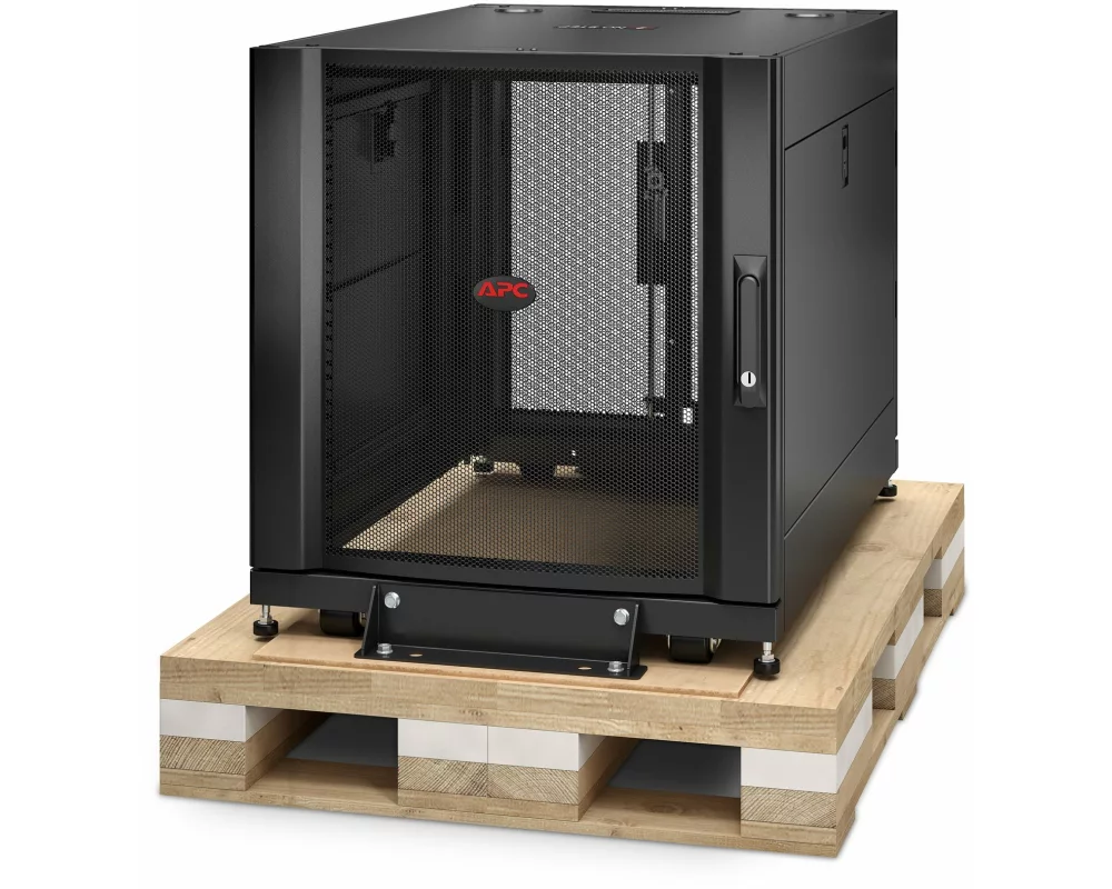 APC NetShelter SX 12U Server Rack Enclosure 600mm x 900mm with Sides Black Shock Packaging