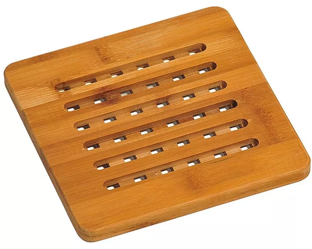 Kesper Topfuntersetzer Bambus quadratisch 19 x 19 cm