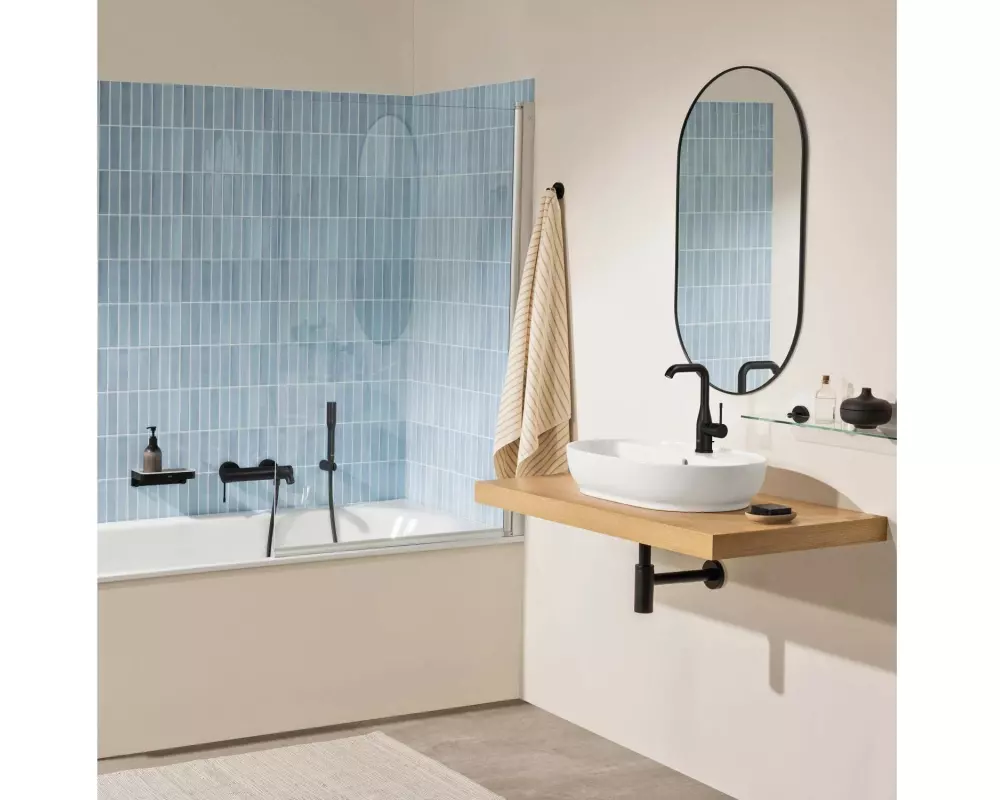 GROHE Essence New Einhebelmischer L-Size mit Ablaufgarnitur