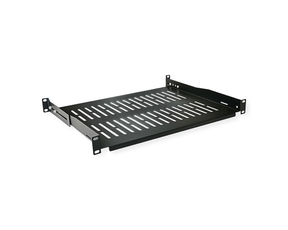 VALUE 19-Zoll-Geräteträger, 485 x 350mm, max. 25kg, schwarz