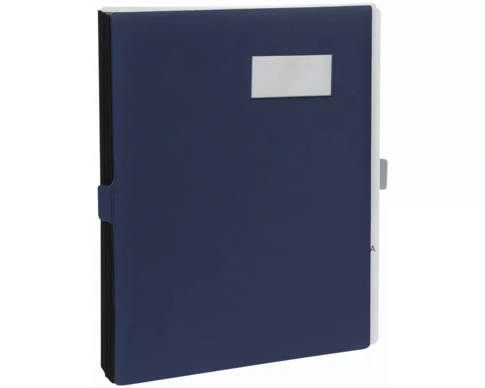 Biella Unterschriftenmappe Pronto-Sig A4 mit 20 Fächer, Blau