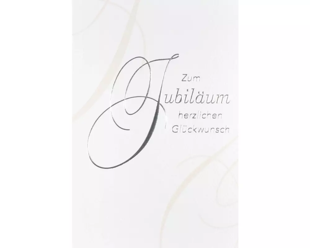 ABC Jubiläumskarte B6 Zum Jubiläum