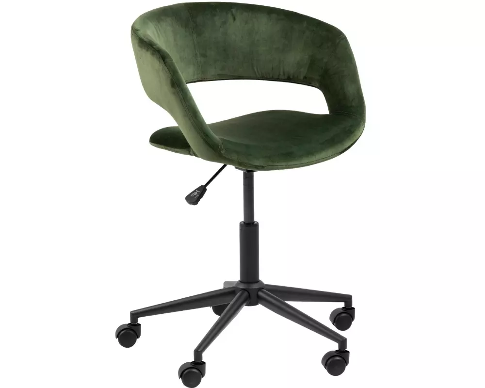 AC Design Bürostuhl Grace, mit Polsterrücken, Waldgrün