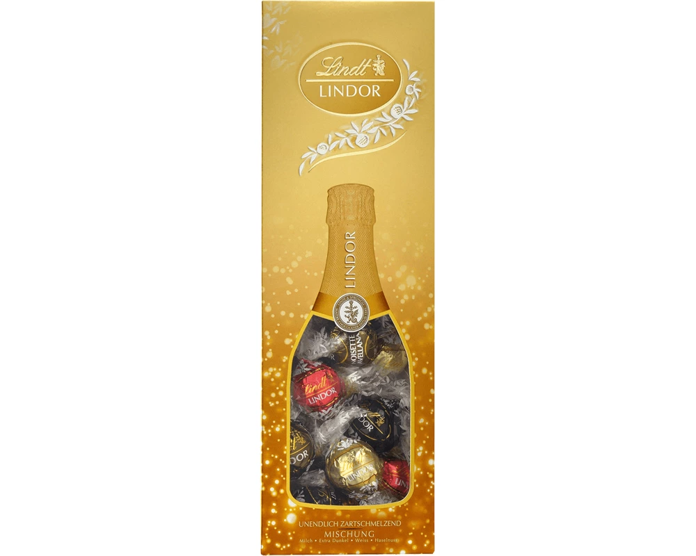 LINDT Lindor Geschenkflasche 610647 Assortiert 324g