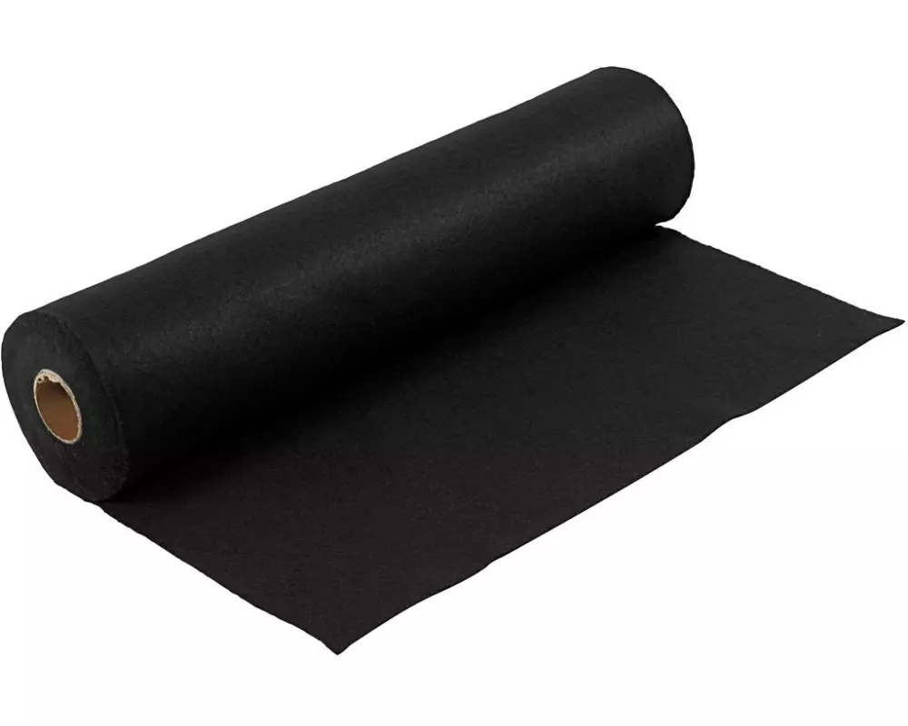 Creativ Company Bastelfilz 180-200 g, Schwarz, 1 Rolle