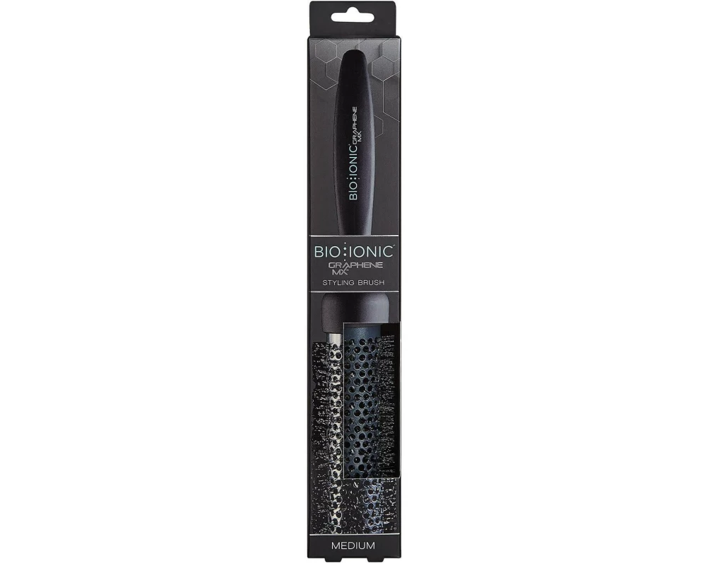 bio ionic GrapheneMX Styling Brush Rundbürste Schwarz 33 mm